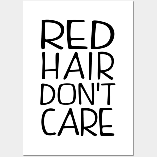 Red Hair Dont Care Posters and Art